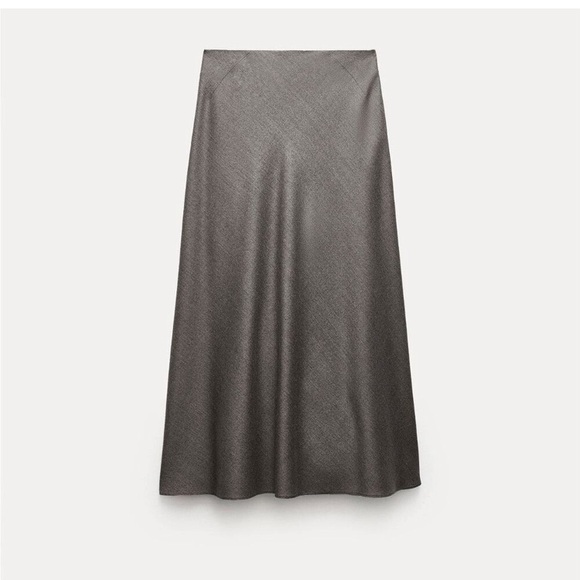 ZARA WOOL BIAS SKIRT ZW COLLECTION - Picture 11 of 14